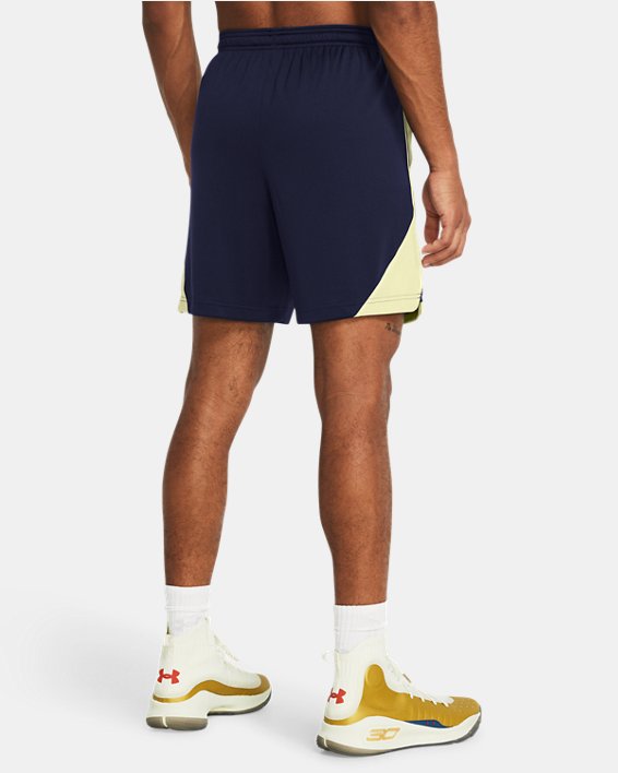 Men's Curry Splash Shorts, Blue, pdpMainDesktop image number 1